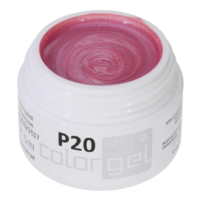 #P-20 Mother of Pearl EFFEKT Color Gel 5ml Pink - MSE - The Beauty Company