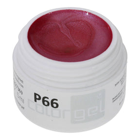 #P-66Mother of Pearl EFFEKT Color Gel 5ml Rot - MSE - The Beauty Company