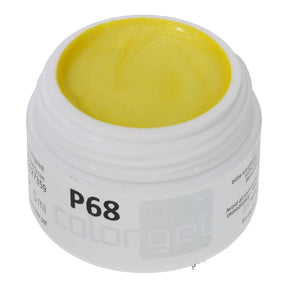 #P-68Mother of Pearl EFFEKT Color Gel 5ml Gelb - MSE - The Beauty Company