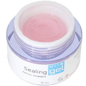 MSE Gel 408: Glanz Gel Pastell Shimmer / Sealing pastel shimmer 15ml - MSE - The Beauty Company
