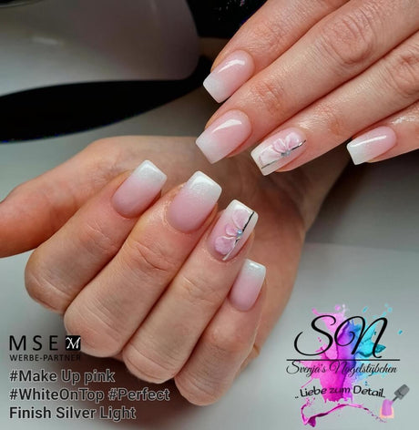 MSE Gel 504: White On Top Gel 15ml - MSE - The Beauty Company