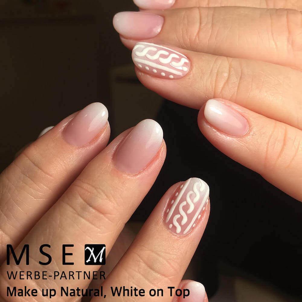 MSE Gel 504: White On Top 50ml - MSE - The Beauty Company