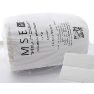 MSE Zellstoff-Tupfer, 2x 500er Rolle Fusselfrei | Zellstoffpads
